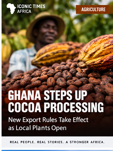 Ghana Steps Up Cocoa Processing as New Export Rules Take Effect