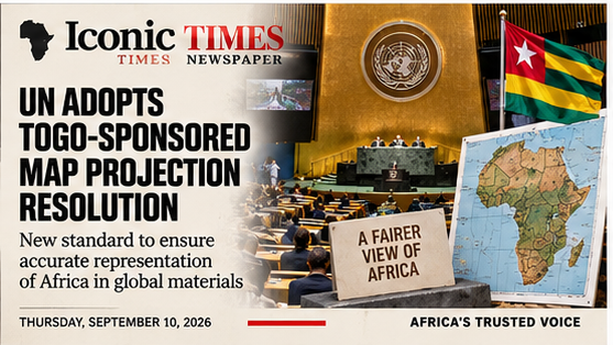 UN Adopts Togo-Sponsored Map Projection Resolution