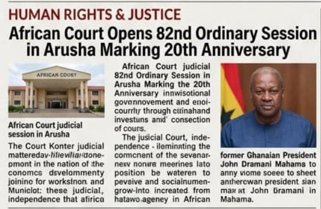 African Court Opens 82nd Ordinary Session in Arusha as It Marks 20 Years